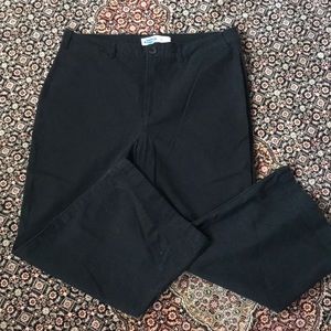 Old Navy wide leg extra high waist black khaki in EUC 🍀